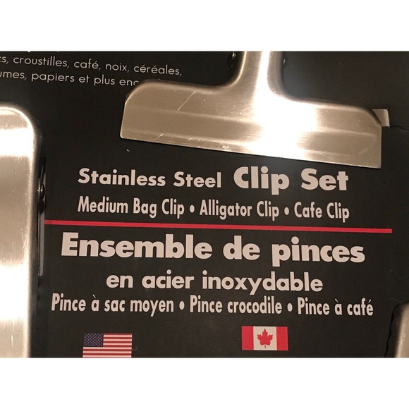 Set of 6 Heavy Duty Bag Clips Organizing Kitchen Coffee Measuring Spoon - Picture 4 of 11